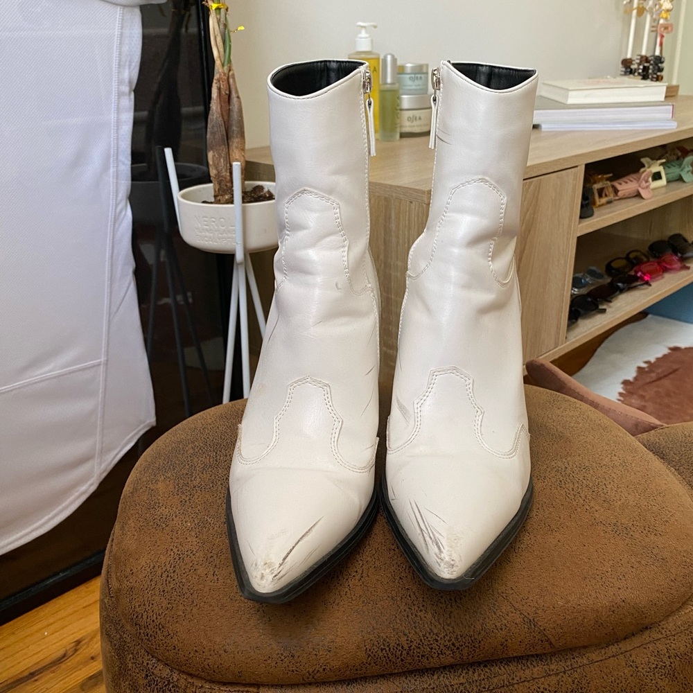 ASOS | White Boots